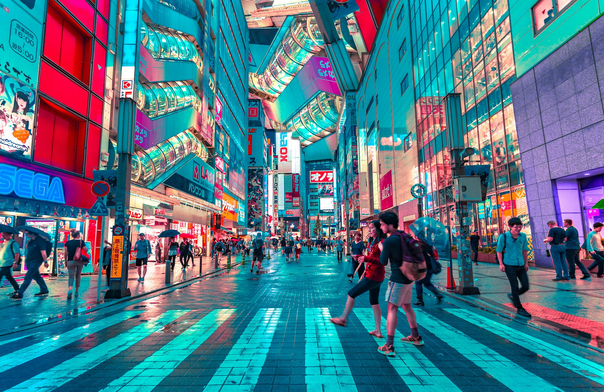 Tokyo skyline — global corporate presence